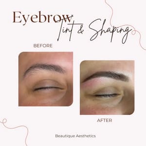 Eyebrow Tattoo result by Beautique Aesthetics in Nicholasville, KY