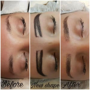 Eyebrow Tattoo result by Beautique by Liraz in Chicago, IL