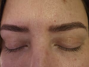 Eyebrow Tattoo result by Beauty and Brows Studio in San Antonio, TX