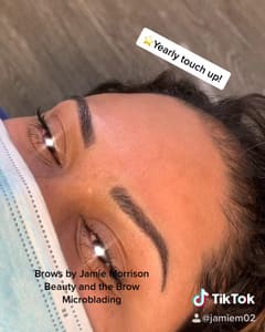 Eyebrow Tattoo result by Beauty and the Brow Microblading in Chico, CA