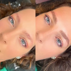 Eyebrow Tattoo result by Beauty and The Brows Texas in Rosenberg, TX