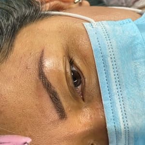 Eyebrow Tattoo result by Beauty and the Inked Boutique in Burlingame, CA