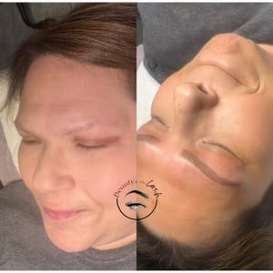 Eyebrow Tattoo result by Beauty and the lash in Wilbraham, MA