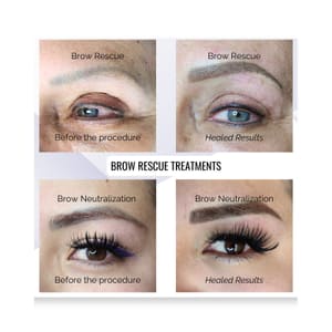 Eyebrow Tattoo result by Beauty Arts & Books in Delray Beach, FL