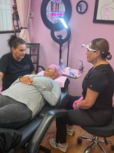 Eyebrow Tattoo result by Beauty Arts Cosmetic Tattoo Academy in Beachwood, NJ