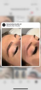 Eyebrow Tattoo result by Beauty Bar Studio in Meridian, ID