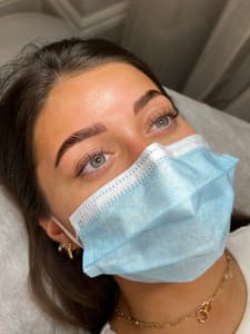 Eyebrow Tattoo result by Beauty Boost Studio in Peabody, MA