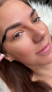 Eyebrow Tattoo result by Beauty Box Studios & Academy in Mckinney, TX
