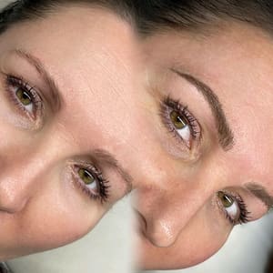 Eyebrow Tattoo result by Beauty Box Studios & Academy in Mckinney, TX