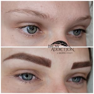 Eyebrow Tattoo result by Beauty & Brow Addiction in Millcreek, UT