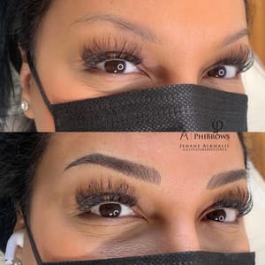 Eyebrow Tattoo result by Beauty & Brows by Jenane in Detroit, MI