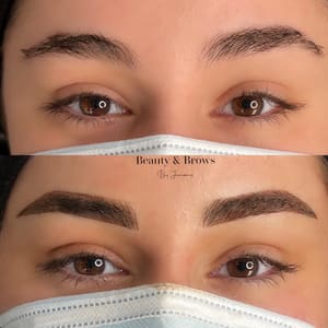 Eyebrow Tattoo result by Beauty & Brows by Jenane in Detroit, MI