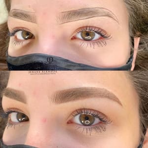 Eyebrow Tattoo result by Beauty & Brows by Jenane in Detroit, MI