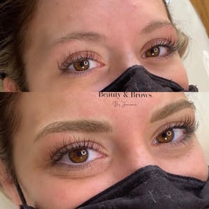 Eyebrow Tattoo result by Beauty & Brows by Jenane in Detroit, MI