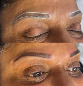 Eyebrow Tattoo result by Beauty & Brows by Tiffany in Old Saybrook, CT