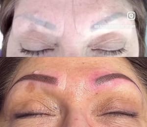 Eyebrow Tattoo result by Beauty & Brows by Tiffany in Old Saybrook, CT