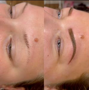 Eyebrow Tattoo result by Beauty & Brows by Tiffany in Old Saybrook, CT