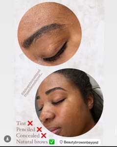 Eyebrow Tattoo result by Beauty Brows N Beyond in Atlanta, GA