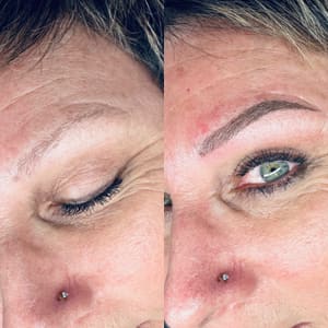 Eyebrow Tattoo result by Beauty By April-Spring in Charlotte, NC