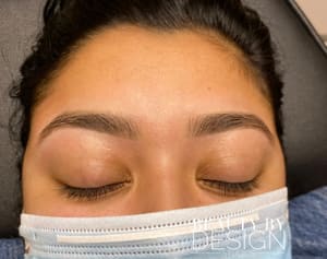 Eyebrow Tattoo result by Beauty By Design Studios in Hays, KS