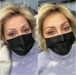 Eyebrow Tattoo result by Beauty by Diana in Las Vegas, NV