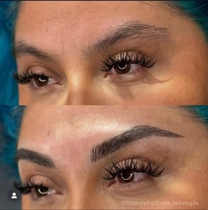 Eyebrow Tattoo result by Beauty by Diana in Las Vegas, NV