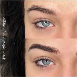 Eyebrow Tattoo result by Beauty by Diana in Las Vegas, NV