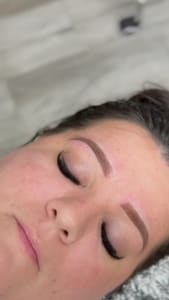 Eyebrow Tattoo result by Beauty by Gloria in Mcallen, TX