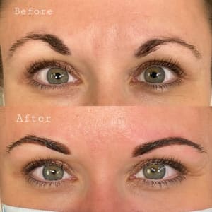 Eyebrow Tattoo result by Beauty by Hania in Potomac, MD