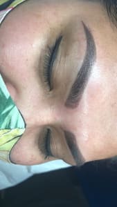 Eyebrow Tattoo result by Beauty By Jettie @ Skin Bar in Austin, TX