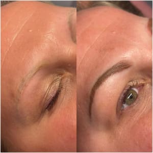 Eyebrow Tattoo result by Beauty by Magdalena in Mason City, IA