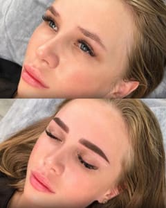 Eyebrow Tattoo result by Beauty By Mariam in North Hollywood, CA
