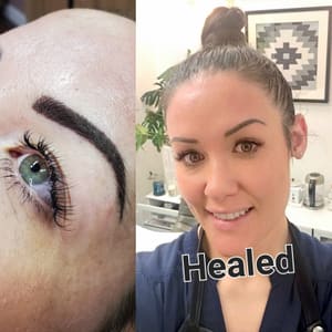 Eyebrow Tattoo result by Beauty By Meredith in Spokane, WA