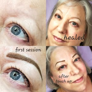 Eyebrow Tattoo result by Beauty By Meredith in Spokane, WA