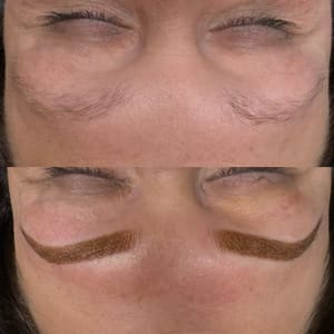 Eyebrow Tattoo result by Beauty by Moiya in Eureka, CA