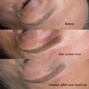 Eyebrow Tattoo result by Beauty by Moiya in Eureka, CA