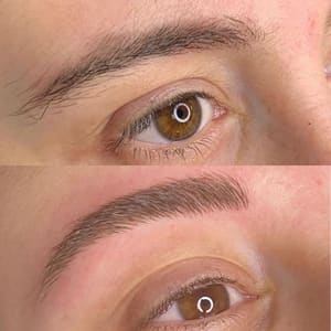 Eyebrow Tattoo result by Beauty by Nilda in Boca Raton, FL