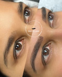Eyebrow Tattoo result by Beauty by Sahar in Roseville, CA