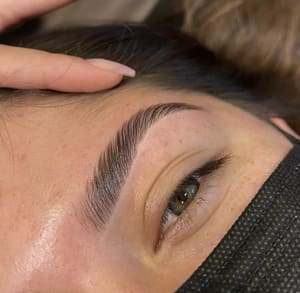 Eyebrow Tattoo result by Beauty by Sambina BBS Brow & Skin Studio in Navasota, TX