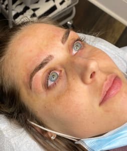 Eyebrow Tattoo result by Beauty By The Bay in Chester, MD