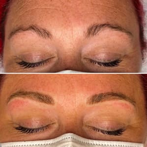 Eyebrow Tattoo result by Beauty By The Bay in Chester, MD