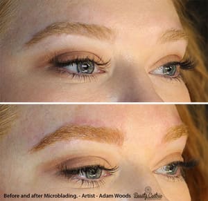 Eyebrow Tattoo result by Beauty Centric Spa in Fayetteville, AR