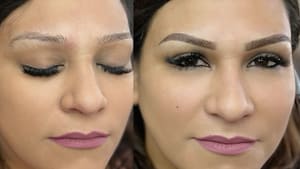 Eyebrow Tattoo result by Beauty Clinic by Adriana, LLC in Perris, CA
