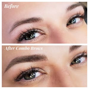 Eyebrow Tattoo result by Beauty Empire Aesthetics in Tampa, FL