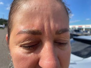 Eyebrow Tattoo result by Beauty Empire Aesthetics in Tampa, FL