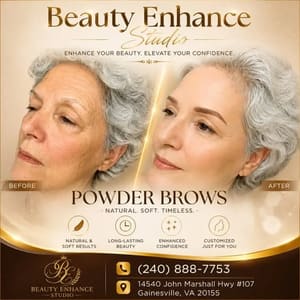 Eyebrow Tattoo result by Beauty Enhance Studio in Gainesville, VA