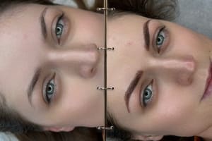 Eyebrow Tattoo result by Beauty Essentials by Elena in San Antonio, TX