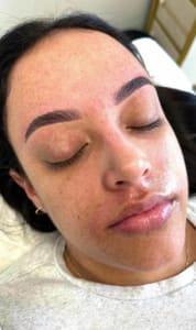 Eyebrow Tattoo result by Beauty Glow Spa in Hialeah, FL