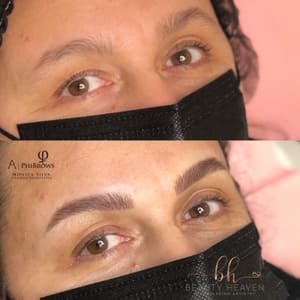 Eyebrow Tattoo result by Beauty Heaven by Monica in Bellevue, WA