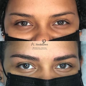 Eyebrow Tattoo result by Beauty Heaven by Monica in Bellevue, WA